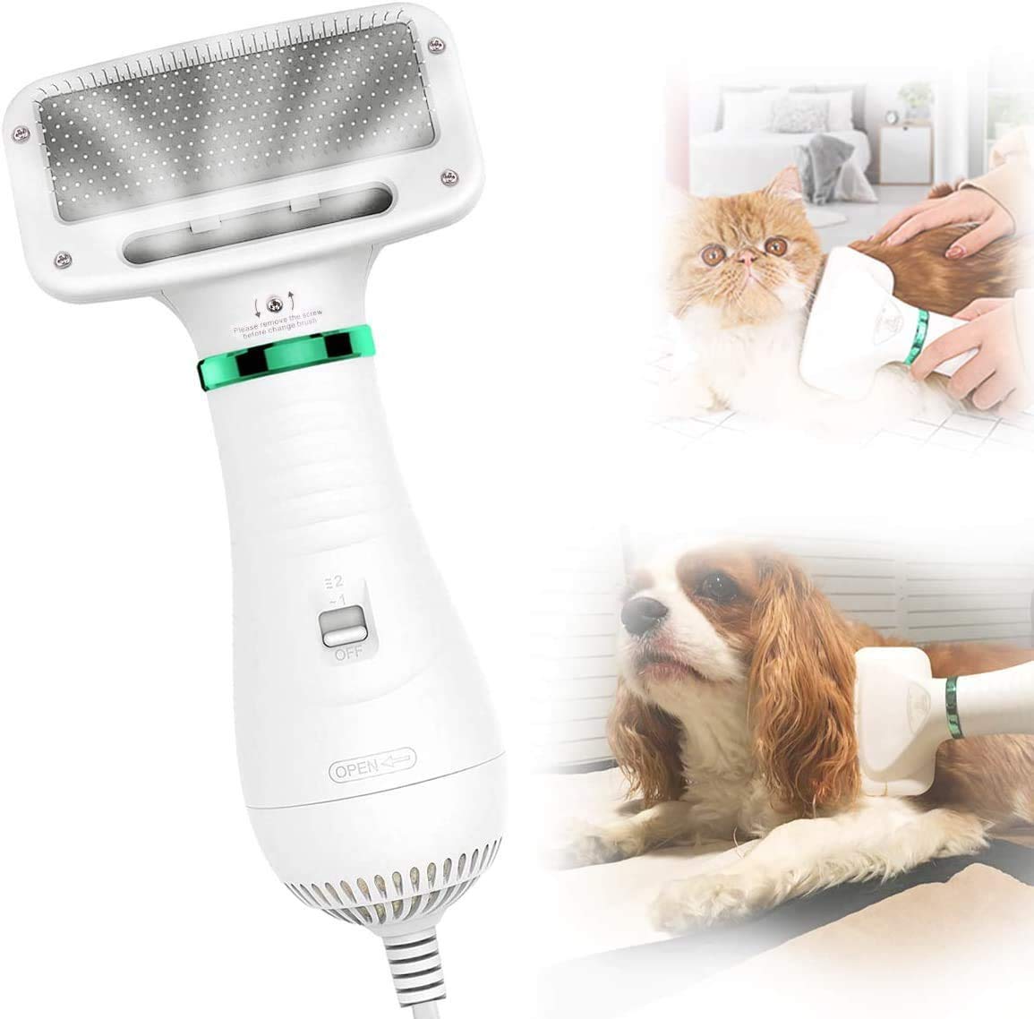 2-in-1 Pet Dryer & Comb